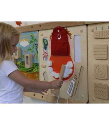 MASTERKIDZ suuhügieeni sensoorne seinapaneel Flex Montessori