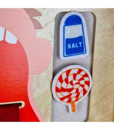 MASTERKIDZ suuhügieeni sensoorne seinapaneel Flex Montessori