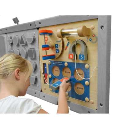 MASTERKIDZ Наука о магнитном притяжении - Настенная образовательная доска Flex Montessori