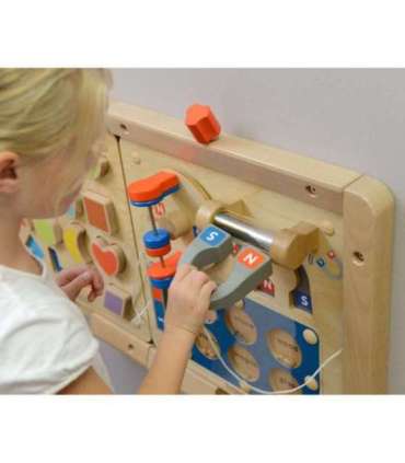 MASTERKIDZ Наука о магнитном притяжении - Настенная образовательная доска Flex Montessori