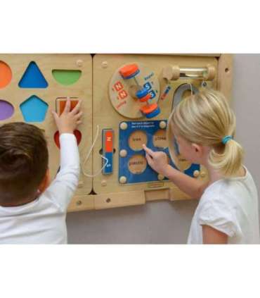 MASTERKIDZ Наука о магнитном притяжении - Настенная образовательная доска Flex Montessori