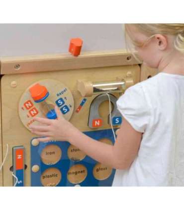 MASTERKIDZ Наука о магнитном притяжении - Настенная образовательная доска Flex Montessori