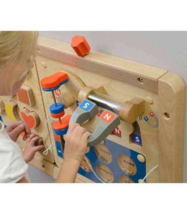 MASTERKIDZ Наука о магнитном притяжении - Настенная образовательная доска Flex Montessori