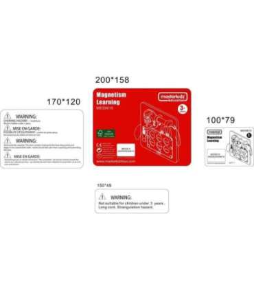 MASTERKIDZ Наука о магнитном притяжении - Настенная образовательная доска Flex Montessori
