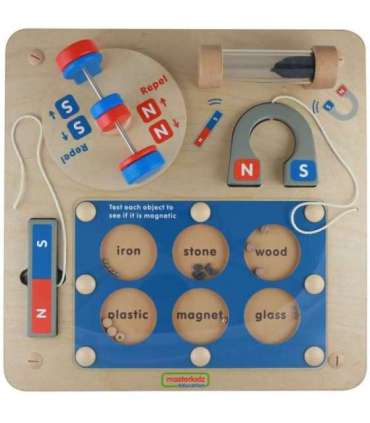 MASTERKIDZ Наука о магнитном притяжении - Настенная образовательная доска Flex Montessori