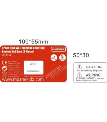 MASTERKIDZ рамка для монтажа панели/балки, боковые кромки — 2 шт.