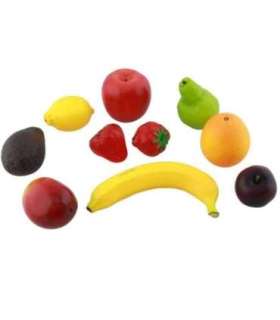 MASTERKIDZ Набор реалистичных фруктов для кухни, 10 предметов