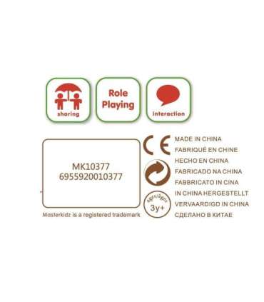 MASTERKIDZ 10-osaline realistlik puuviljakomplekt kööki