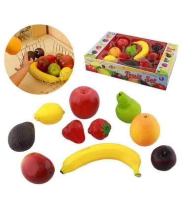 MASTERKIDZ 10-osaline realistlik puuviljakomplekt kööki