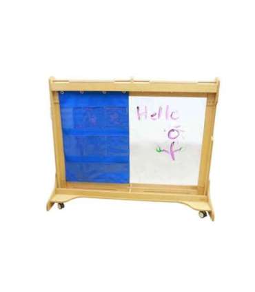 MASTERKIDZ тканевый подвесной органайзер с карманами для книг и картинок, синий