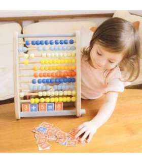 CLASSIC WORLD Деревянные счёты + математические операции, 46 шт.