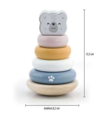 VIGA PolarB puidust õppepüramiid - jääkaru