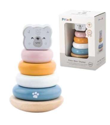 VIGA PolarB puidust õppepüramiid - jääkaru