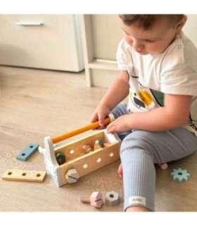 VIGA PolarB puidust tööriistakast tööriistadega