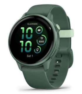 Garmin vívoactive 6 3.05 cm (1.2") AMOLED 42 mm Digital 390 x 390 pixels Touchscreen Green Wi-Fi GPS (satellite)