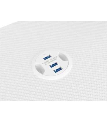 Genesis Gaming Desk Holm 320 RGB White