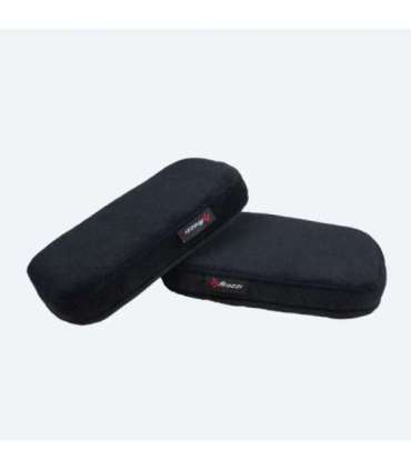 Arozzi 270x135x40 mm Memory Foam Armrest Pads Black