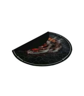 Genesis Tellur 400 Round Lava Floor Mat Black
