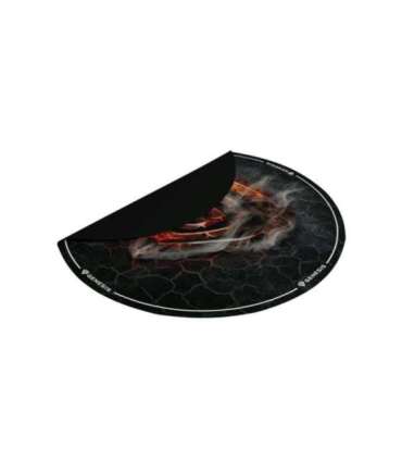 Genesis Tellur 400 Round Lava Floor Mat Black