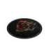 Genesis Tellur 400 Round Lava Floor Mat Black