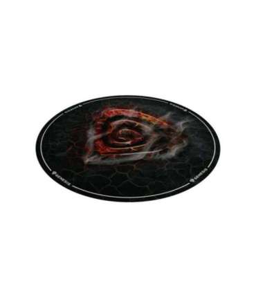 Genesis Tellur 400 Round Lava Floor Mat Black