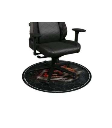 Genesis Tellur 400 Round Lava Floor Mat Black