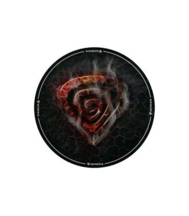 Genesis Tellur 400 Round Lava Floor Mat Black