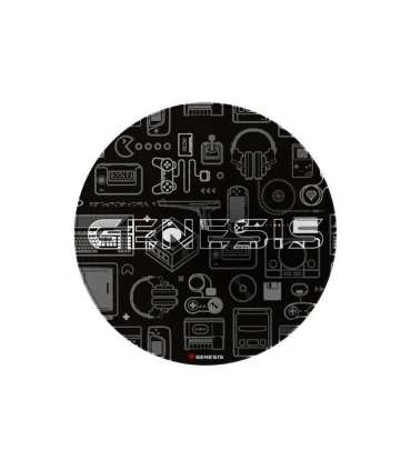 GENESIS Tellur 300 Round Gear Protective Floor Mat, 100cm, Black Genesis Protective Floor Mat Tellur 300 Round Gear