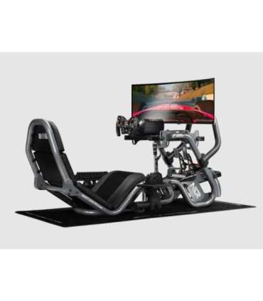Next Level Racing Steel Racing Simulator Cockpit F-GT Pro Formula and GT Grey Edition Grey