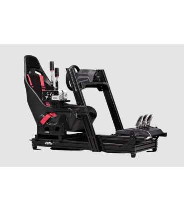 Next Level Racing Aluminum Carbon Steel Racing Simulator Cockpit GTElite Wheel Plate Edition Black