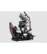 Next Level Racing Aluminum Carbon Steel Racing Simulator Cockpit GTElite Wheel Plate Edition Black