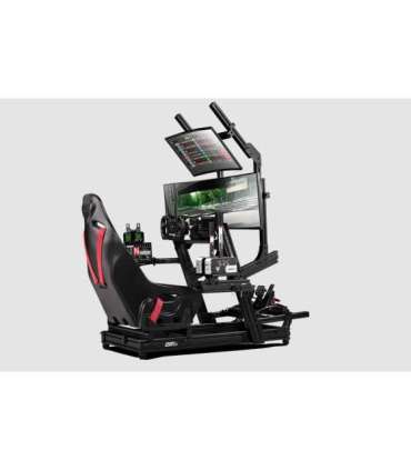 Next Level Racing Aluminum Carbon Steel Racing Simulator Cockpit GTElite Wheel Plate Edition Black