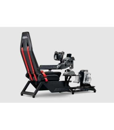 Next Level Racing Flight Simulator Cockpit Black and Red