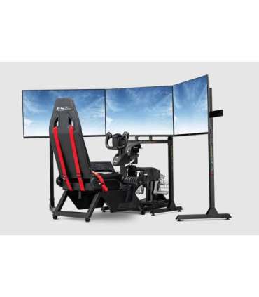 Next Level Racing Flight Simulator Cockpit Black and Red