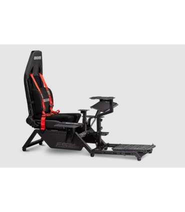 Next Level Racing Flight Simulator Cockpit Black and Red