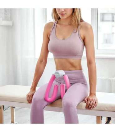 TM01 серо-розовый тренажёр для бедер HMS