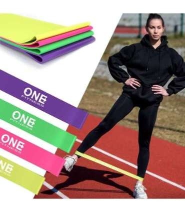 PBF набор эластичных лент для тренировок 04 ONE FITNESS