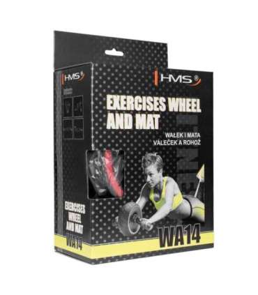 WA14 AB ролик для пресса + коврик HMS