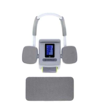 KA08 серое ABS автоматическое колесо для упражнений на пресс с ЖК-дисплеем и возможностью зарядки (HMS)