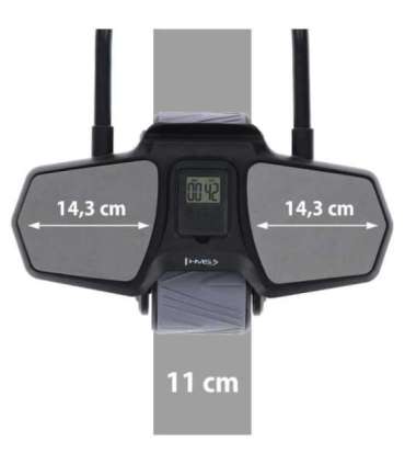 KA10 чёрный AB-ролик для тренировки мышц пресса — HMS