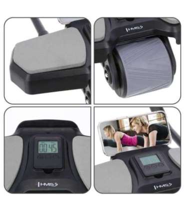 KA10 чёрный AB-ролик для тренировки мышц пресса — HMS