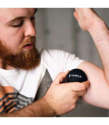 BLC01 ЧЕРНЫЙ МАССАЖНЫЙ МЯЧ HMS (одиночный)