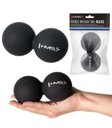 BLC02 черный массажный мяч HMS (двойной)