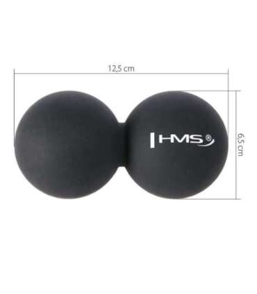 BLC02 черный массажный мяч HMS (двойной)
