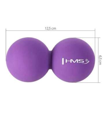 BLC02 фиолетовый массажный мяч HMS (двойной)