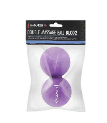 BLC02 фиолетовый массажный мяч HMS (двойной)