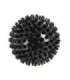 BLP01 черный шипованный массажный мяч HMS