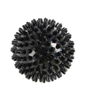 BLP01 черный шипованный массажный мяч HMS