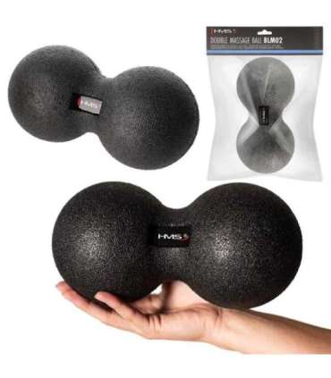 BLM02 Лакросс двойной массажный мяч 12*24 см HMS