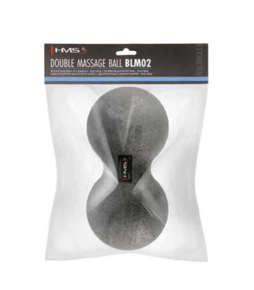 BLM02 Лакросс двойной массажный мяч 12*24 см HMS